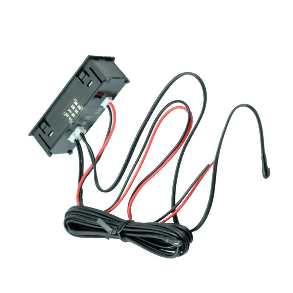 Цифровые светодиодные часы сделай сам время + термометр Вольтметр для автомобиля