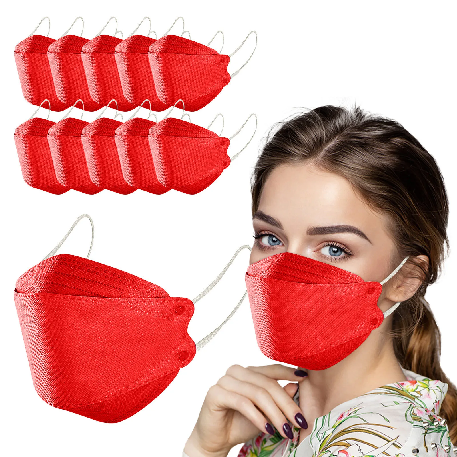 Маска многоразовая для рта Нетканая дышащая маска взрослых 1/5 шт. | Аксессуары