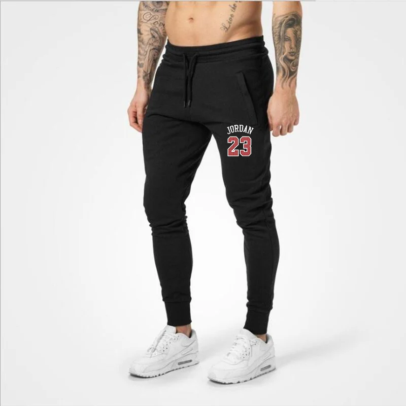 Плотные спортивные штаны зимние мужские брюки с бархатной подкладкой Jordan 23