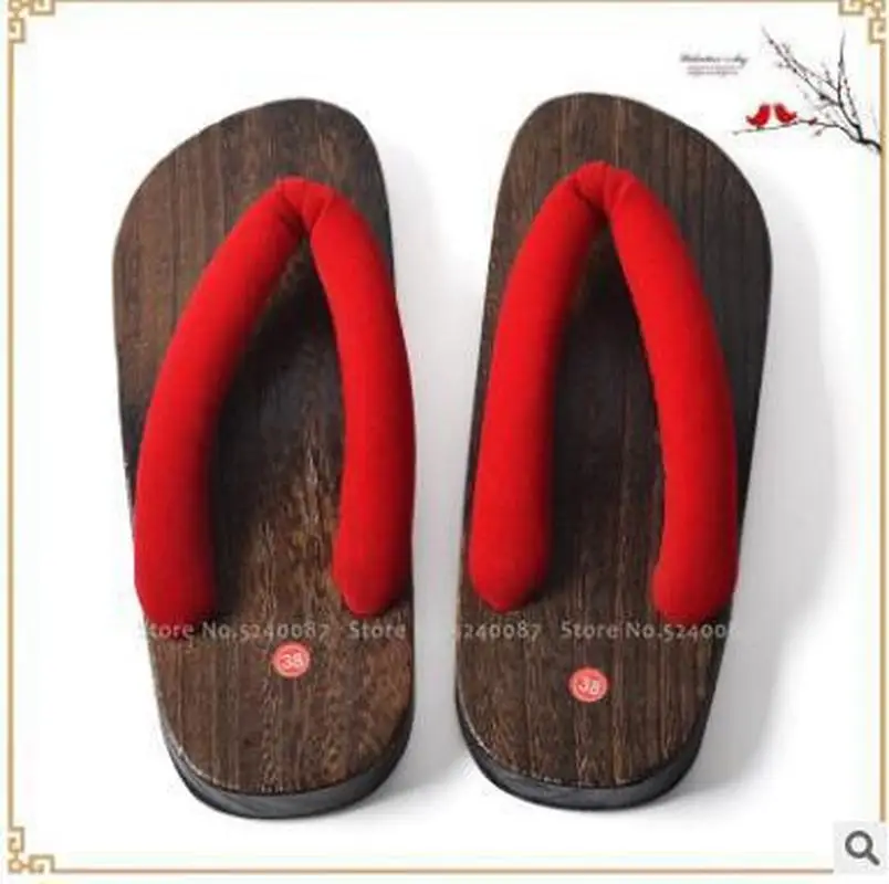 Мужские деревянные туфли для косплея в стиле аниме японские традиционные гэта