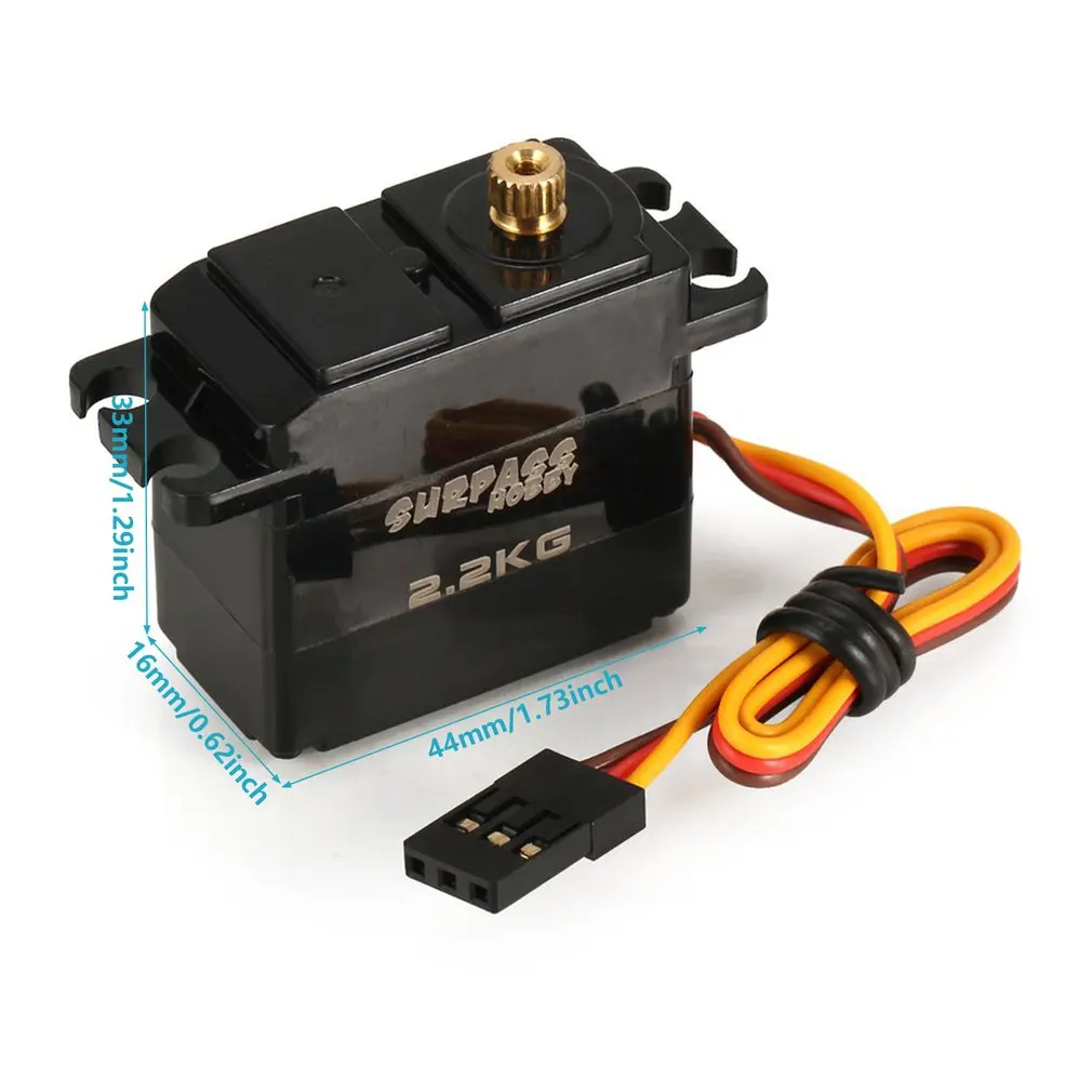 

SURPASS HOBBY S2435 4500KV Brushless Motor KS25A 25A ESC 2.2g Servo 1/10 RC Car Set Brushless Combo Set For 1/16 1/18 RC Car