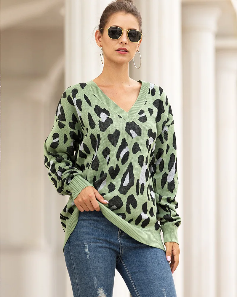 Женский свитер Новый Модный пуловер с круглым вырезом зимние вязаные базовые