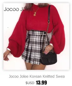 Jocoo Jolee Новое Элегантное вязаное платье-свитер женское повседневное осенне-зимнее Сетчатое платье средней длины в стиле пэчворк вечерние платья