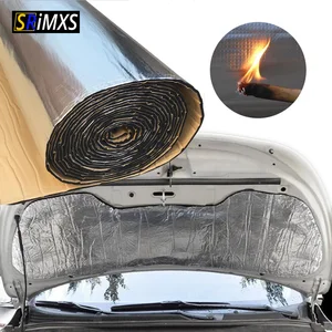 140x100 см Звук deaden автомобиль теплоизоляционная прокладка капота колодки двигателя звукоизоляционные автомобиля теплоизоляция теплоизоляционная прокладка для автомобиля