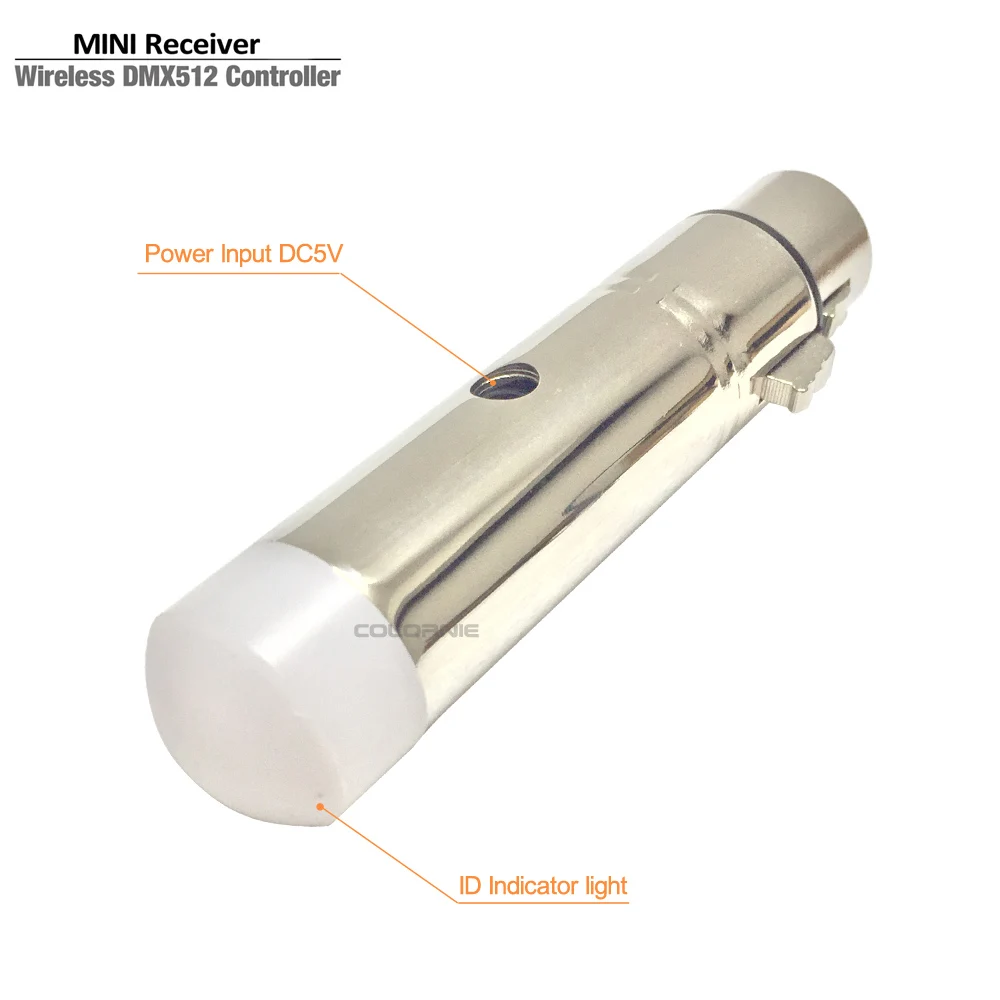 1 Receiver (White) Сценический светильник DMX контроллер 2,4G беспроводной DMX512 передатчик и приемник контроллер для сценический светильник ing Effect - Цвет: 1 Receiver (White)
