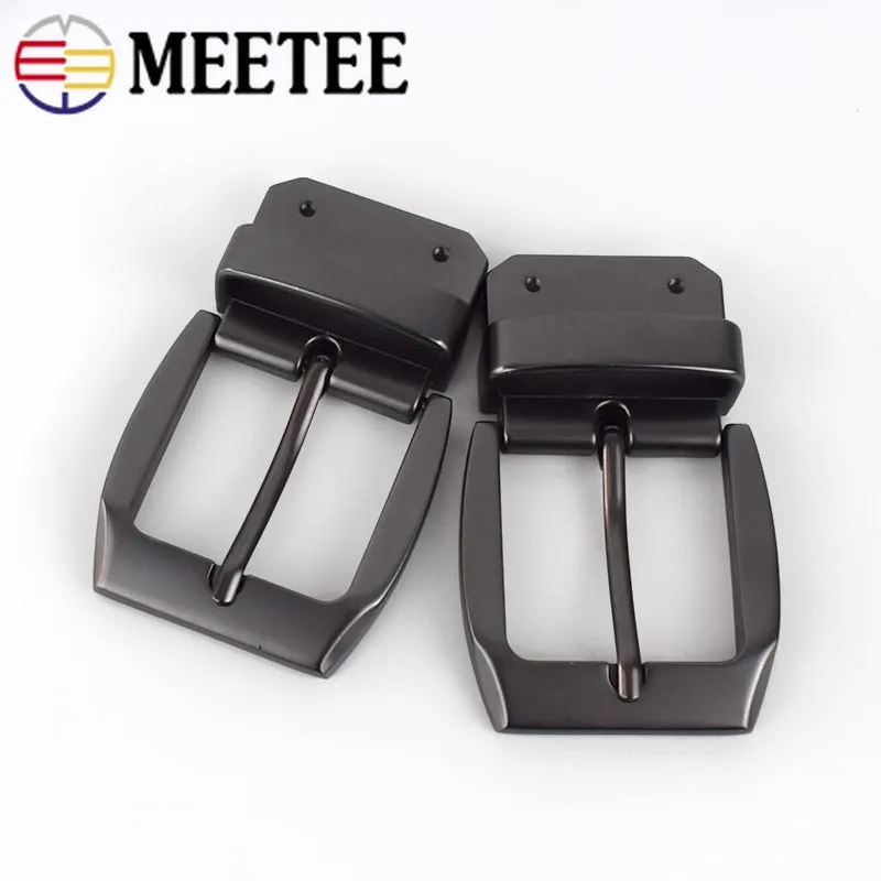 Meetee 1 шт. ID37mm матовый черный сплав пряжка для ремня металлическая поясная головка унисекс вращающаяся Пряжка Голова Кожа ремесло ювелирное оборудование