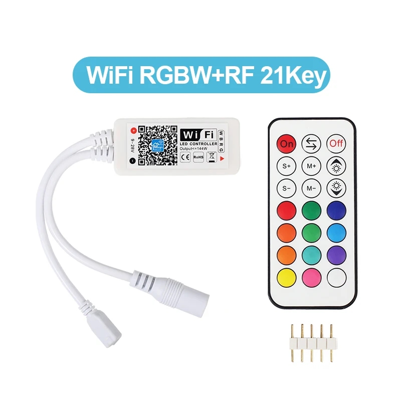 Миниатюрный пульт дистанционного управления для светодиодных лент RGB/RGBW Wi Fi 12 В
