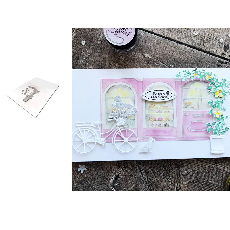 Новый цветочный горшок металлическая высечка 2021 новые формы сделай сам