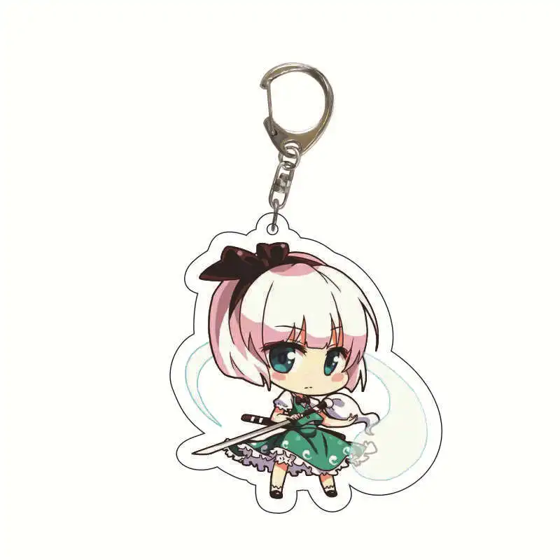 Модный акриловый брелок с аниме проекта Touhou версия Q игровые персонажи подвеска