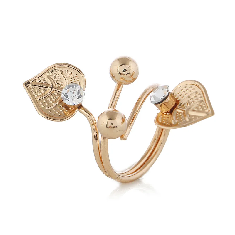 Женские кольца с регулируемым размером сохраняющие цвет и не вызывающие