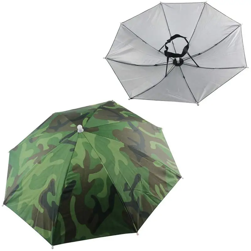 2PCS Umbrella Hat Headwear for Outdoor Fishing Gardening Beach | Спорт и развлечения