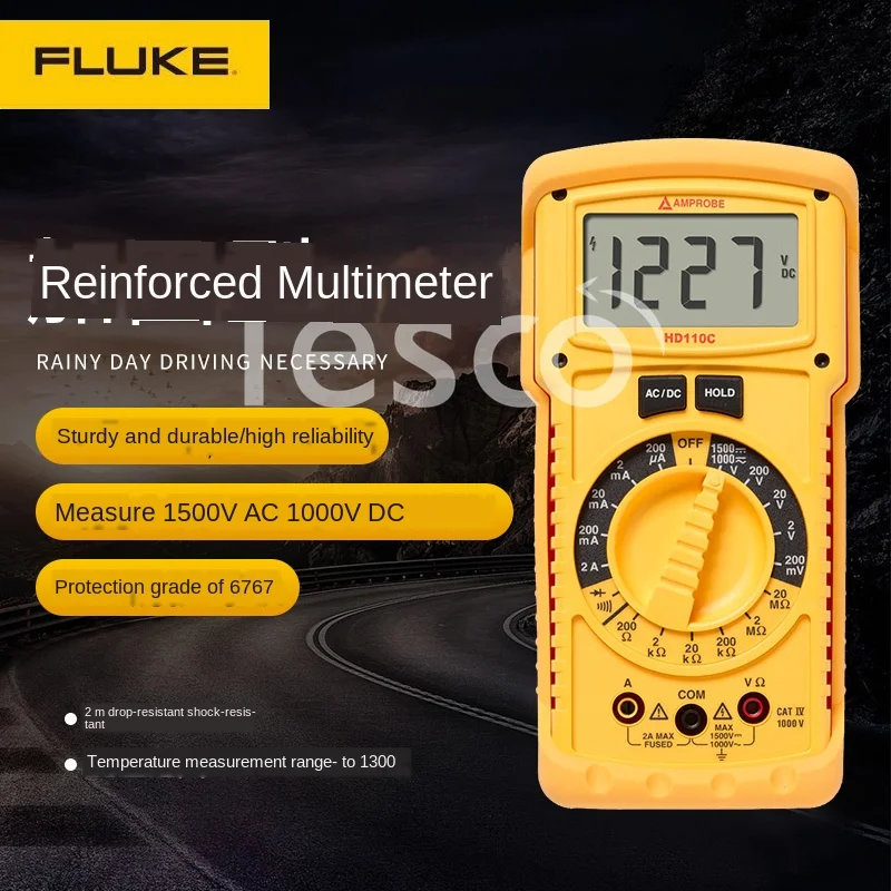 

Прочный мультиметр HD110C/HD160C, водонепроницаемый пылезащитный мультиметр высокого давления