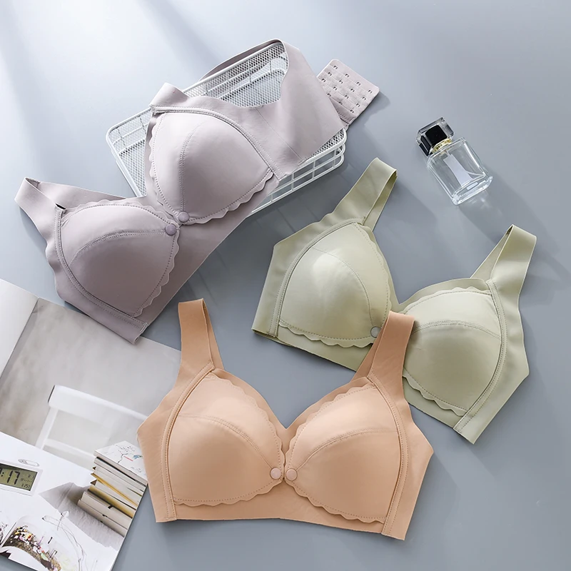 

Women's Breastfeeding Bra Pregnant Women's Underwear Thin Section Postpartum Breastfeeding During Pregnancy Bra