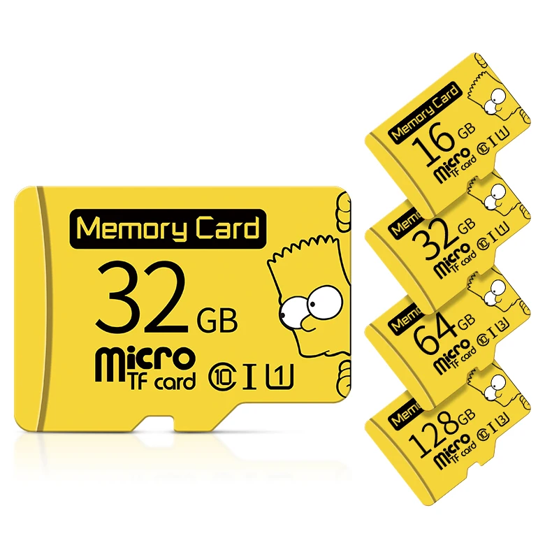 100 шт./лот быстрая Micro SD TF карта 4 ГБ 8 16 32 64 Гб класс 10 Флэш память Microsd для