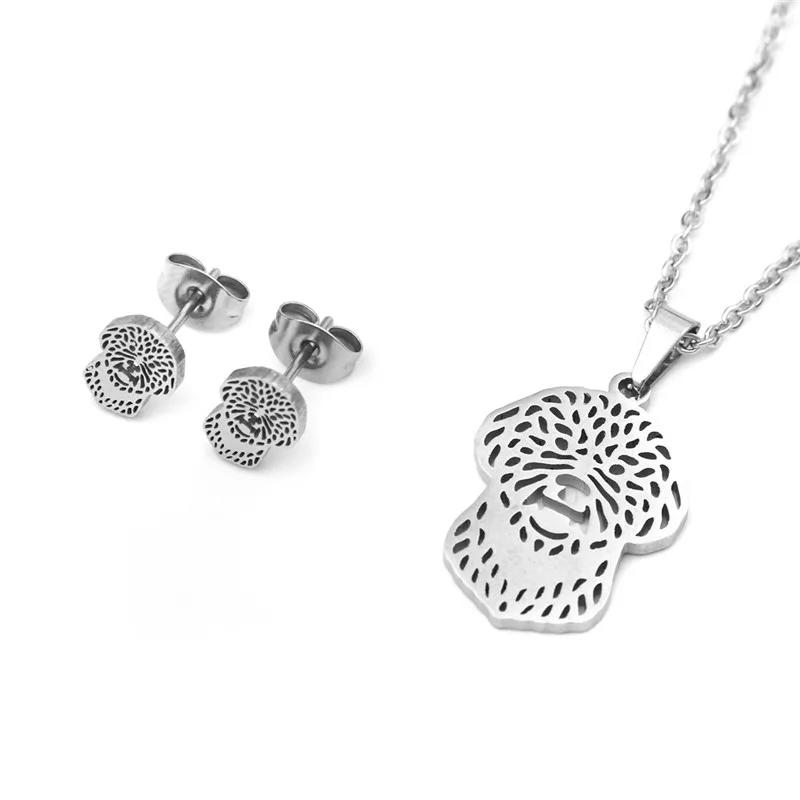 Doreenbeads 1 комплект ювелирное ожерелье из нержавеющей стали серебряная Сережка для