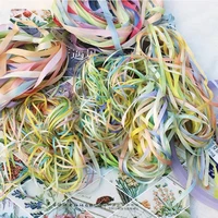 180 solid colors 100 pure silk ribbon embroidery ribbons sewing handcraft supplies thin taffeta decoration ribbon doll ribbon