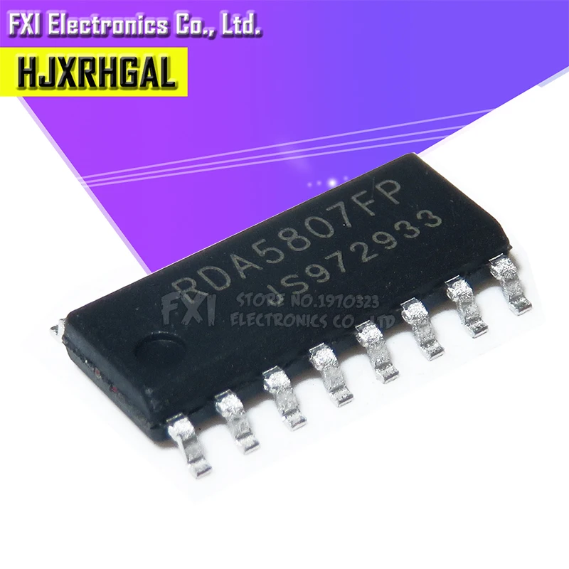 10 шт. RDA5807FP RDA5807 лапками углублением SOP-16 СОП SMD новый оригинальный - купить по