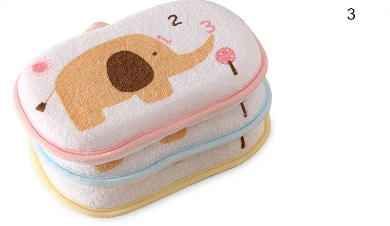 Accesorios de toalla para beb&eacute; reci&eacute;n nacido, esponja de ba&ntilde;o para frotar, cepillos de ba&ntilde;o para ni&ntilde;o, frotamiento de algod&oacute;n, lavado corporal-2