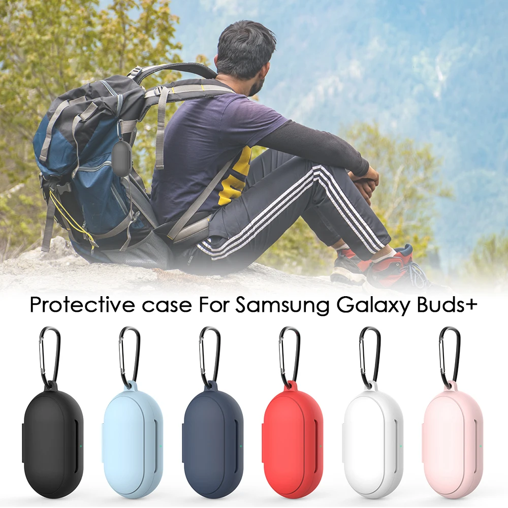 Силиконовый чехол для наушников Samsung Galaxy Buds/Buds + пыленепроницаемый защитный