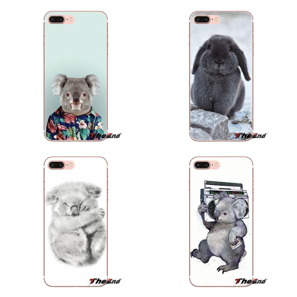 Мягкий чехол милый Пасхальный кролик Mr Koala для LG Spirit Motorola Moto X4 E4 E5 G5 G5S G6 Z Z2 Z3 G2 G3 C Play