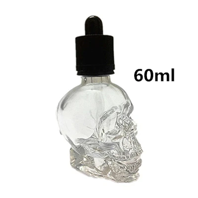 60ml Lucid White 7 цветов на каждый день череп горький бутылка горькой блошницы медицинская капельница горький бутылки 30/60/120 мл - Цвет: 60ml Lucid White