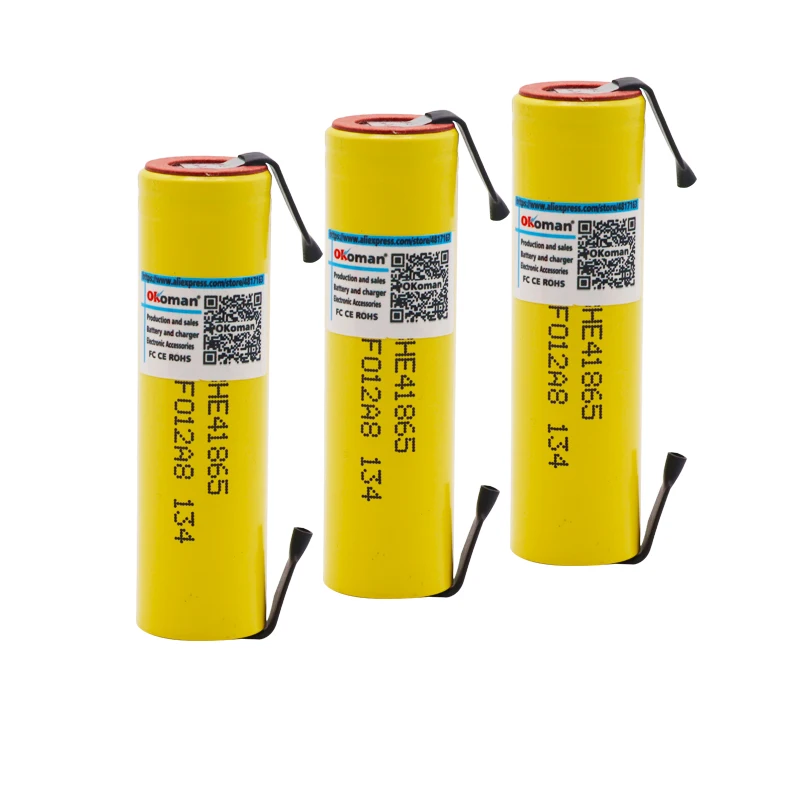 100% Новый оригинальный HE4 3 7 v 2500mah 18650 литиевая аккумуляторная батарея для