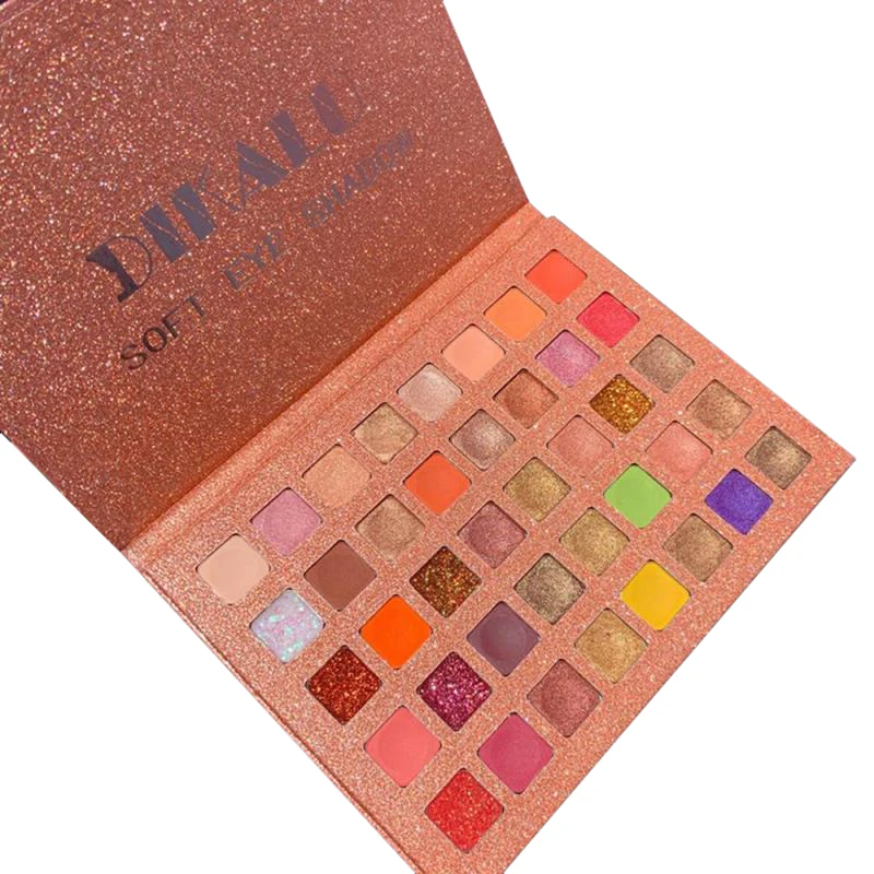 

DIKALU 40 Color Glitter Eye Shadow Pallete Eyes Makeup Matte Shimmer Pigmented Eyeshadow Palette Make Up Palette Cosmetics