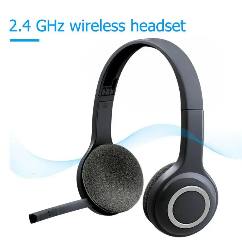 Original Logitech H600 Wireless Headset 2.4GHz Over-The-Head Gaming Stereo Portable Earphones with Microphone | Электроника