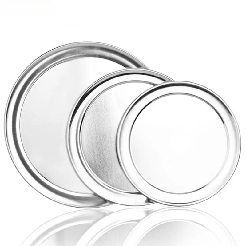 1pcs Non-stick Pizza Baking Pan 6/8/9/10/12inch Aluminum Stone Round Dish Plate Tray Mold Kitchen Tool Bakewe | Дом и сад