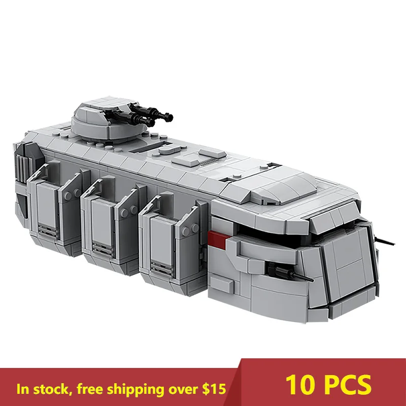 

MOC Space Battle Series Imperial Armed Forces Transporter Building Blocks Robot Soldier Transporter Creativity DIY Toys for Boys