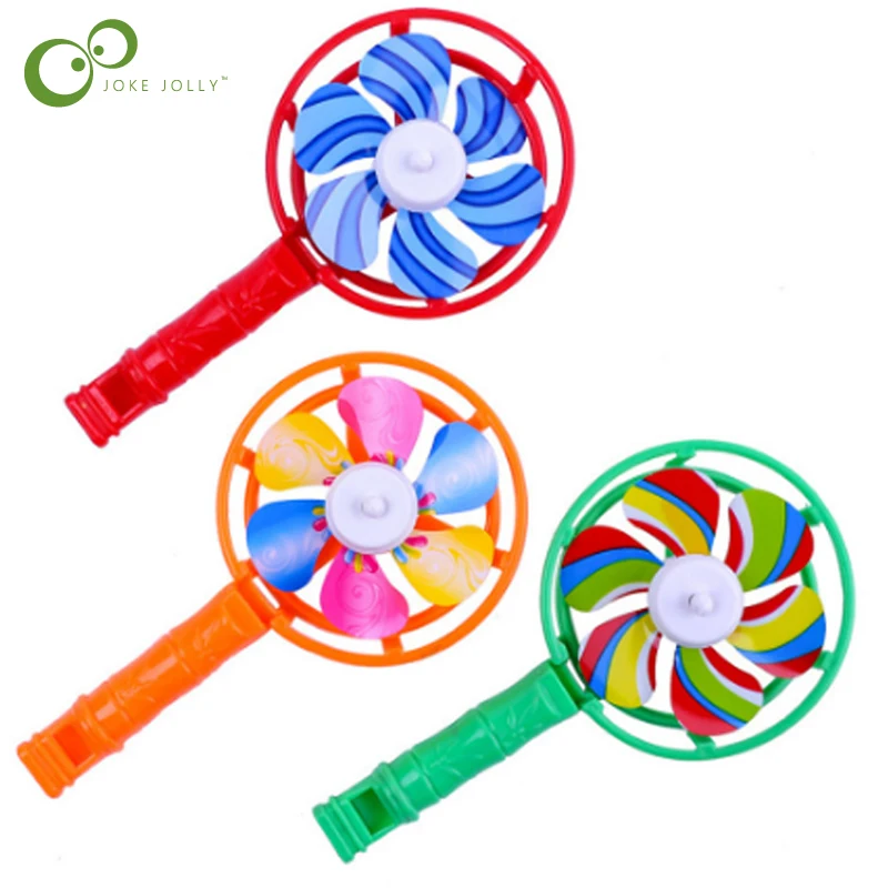 1 шт. мини свисток ветряная мельница пластиковая маленькая игрушка