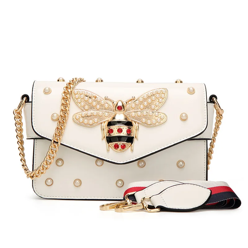 

2021 New Woman Shoulder Bag High Quality PU Chain Diagonal Small Bag Luxury Designer Handbag Underarm Bag 2021 Summer Female Bag
