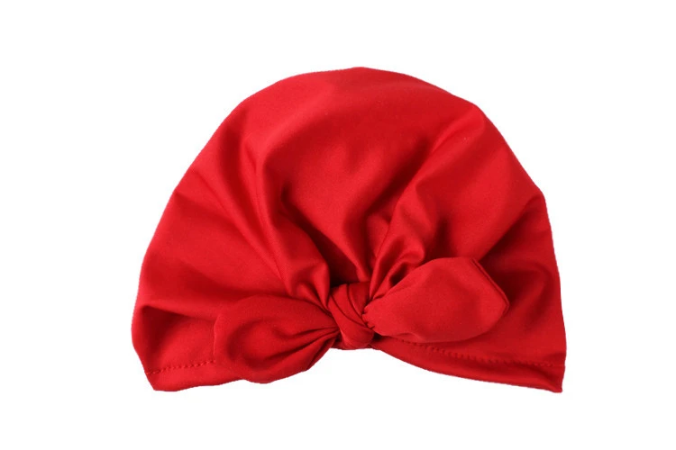 Ellen Brook 1 Piece Children Bowknot Kids Bow Cap Baby Hat Newborn Girls Clothes Accessories Infant Beanie Turban Solid | Детская одежда