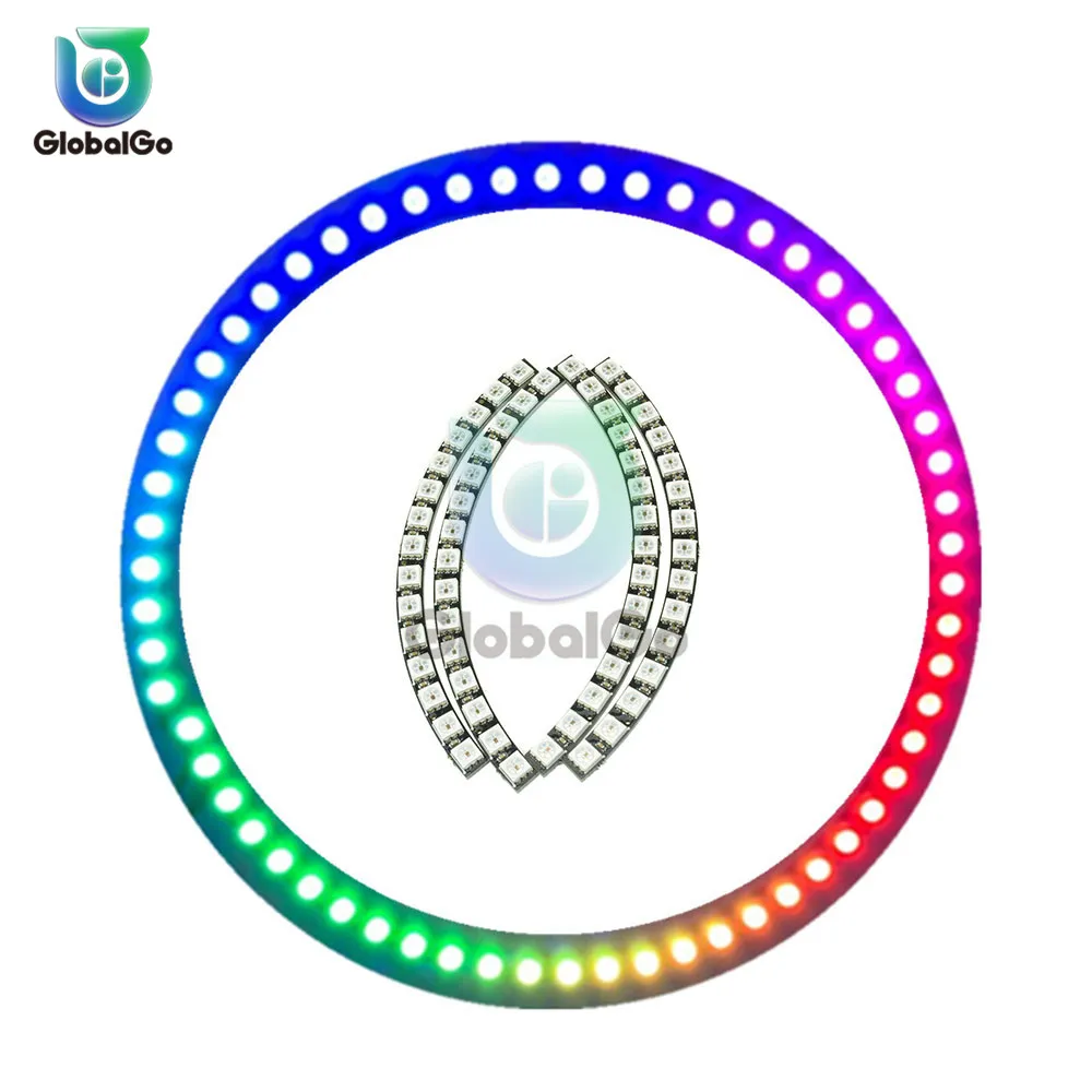 60 бит Светодиодная лента 5050 DC5V Гибкий светодиодов светильник SMD умный RGB LED