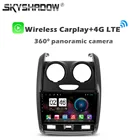 1280*720 360 камера CanBus 8GB + 128G Android 11,0 автомобильный DVD-плеер GPS WIFI Bluetooth 5,0 RDS радио для Renault Duster 2015 - 2020