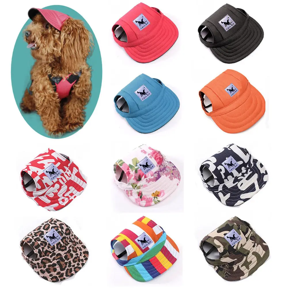 Multifunction Pet Dog Hat Baseball Cap Windproof Travel Sports Sun Hats for Puppy Large Dogs Safety Portable Outdoor Accessories