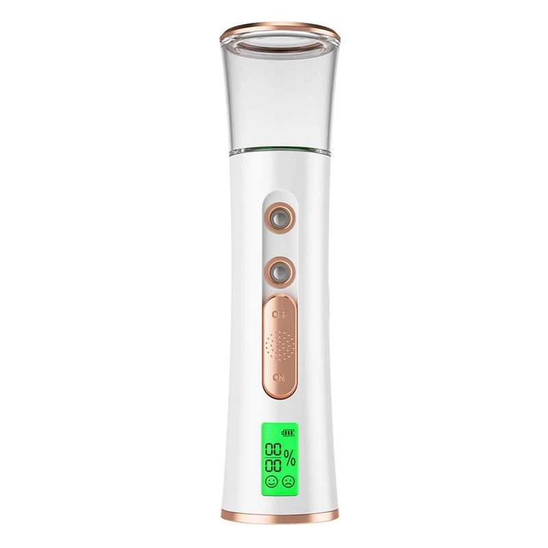 

Double-Hole Nano Facial Mister,Portable Mini Face Mist Handy Sprayer,USB Rechargeable Atomization Steamer