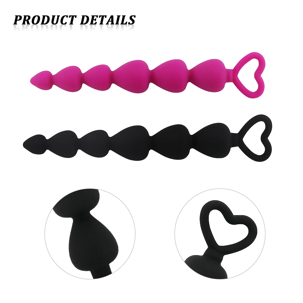 EXVOID Задний Пробок для Новичков Эротические Игрушки Длинные Анальный Секс Пары Бусины Магазин Простаты Массажер Силикон.