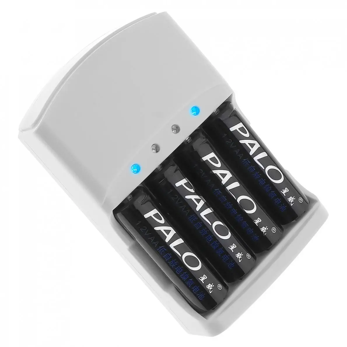 PALO 4 слота быстрое зарядное устройство защита от перегрева для AA AAA 9 в Ni-MH NiMH Ni-Cd батарея Поддержка смешанной зарядки