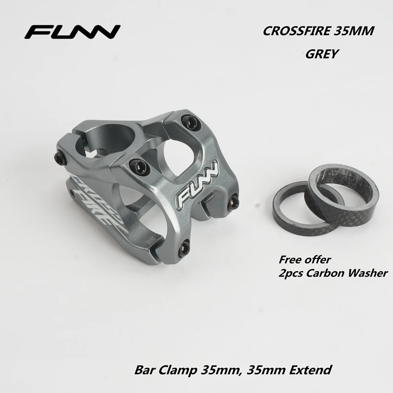 Вынос руля горного велосипеда FUNN CROSSFIRE 35 мм из сплава 3D Кованый Зажим CNC удлинение