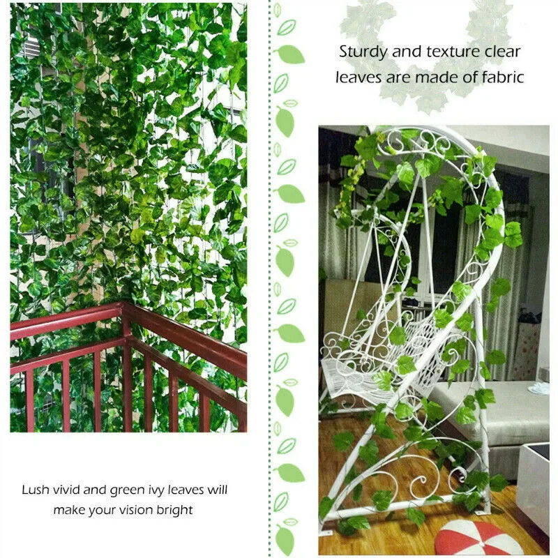 Искусственные листья плюща подвесная гирлянда из искусственных листьев