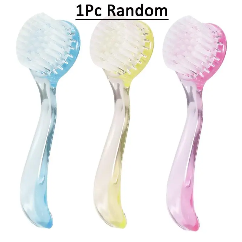 

Щетка с круглой головкой и пластиковой ручкой инструменты для уборки ногтей щетки для удаления пыли щетка для маникюра и педикюра инструме...