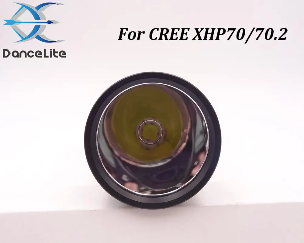1 шт. алюминиевый отражатель 10 мм отверстие для светодиодов XHP70/XHP70.2 (в: 41 5 XD: 31 мм)