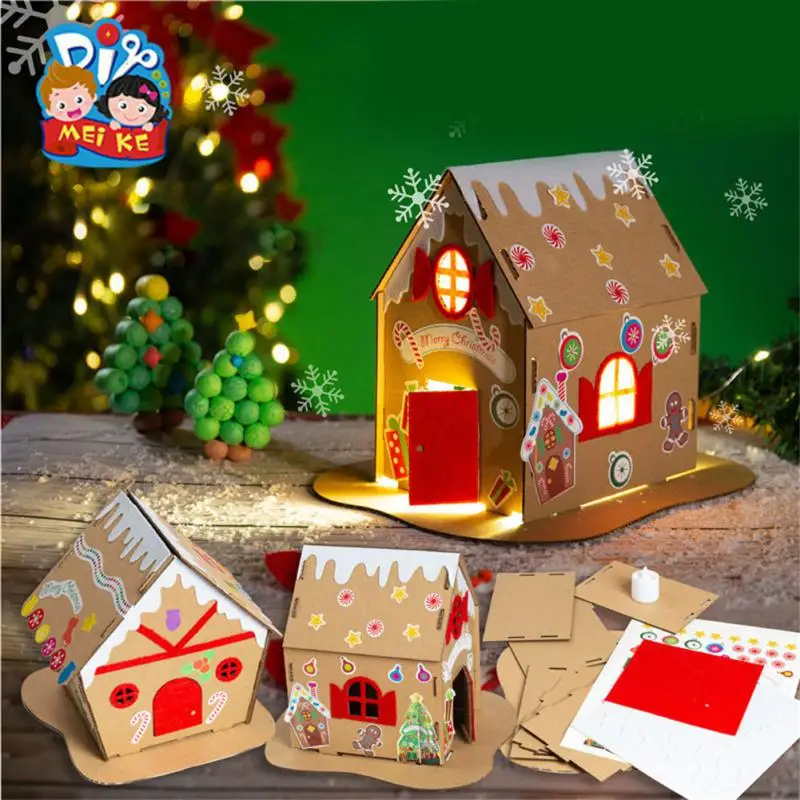 

Рождественский подарок, детские игрушки ручной работы, набор материалов для изготовления печенья, домик для детского сада, реквизит для укр...