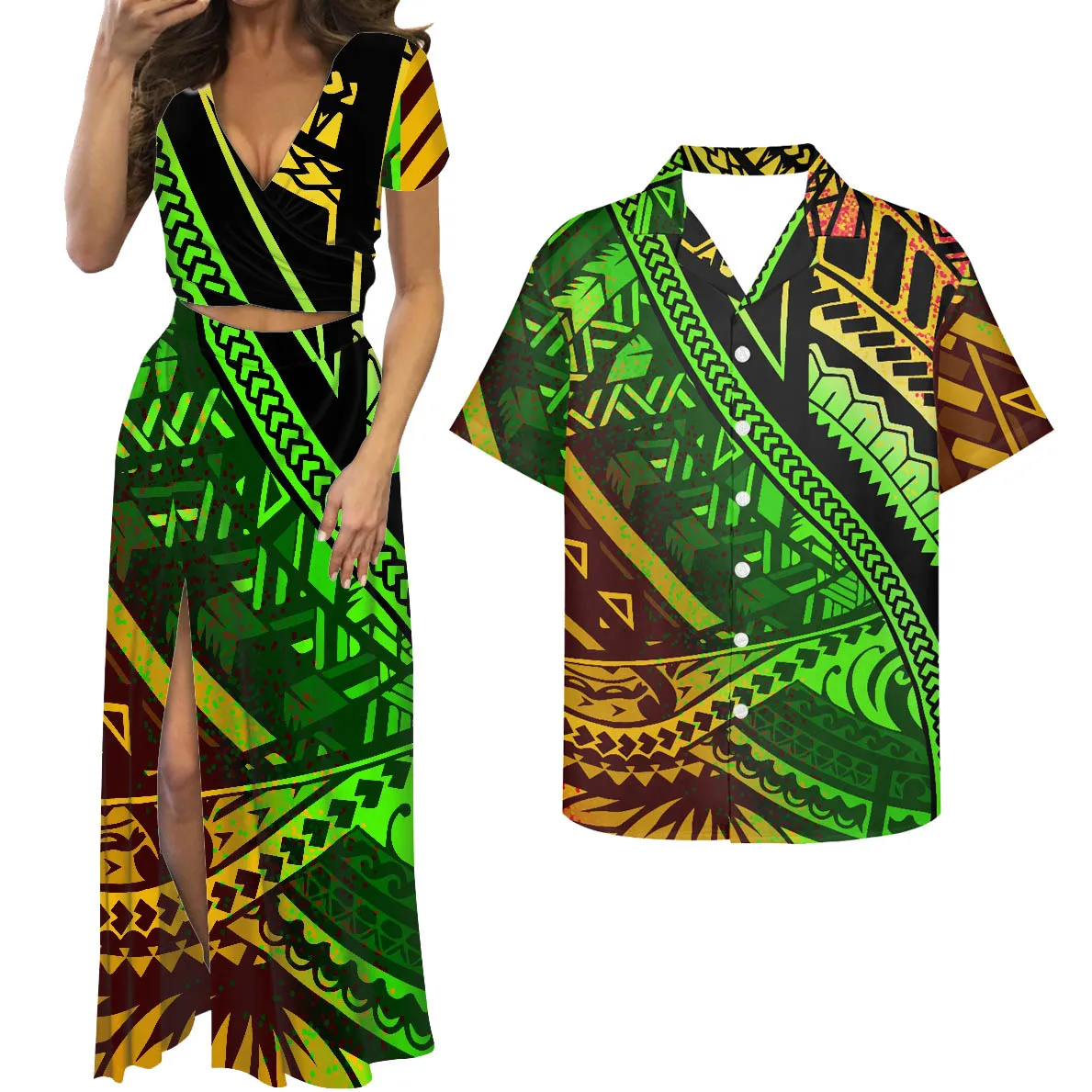 Новое поступление от HYCOOL длинная юбка с высокой талией и топ разрезом