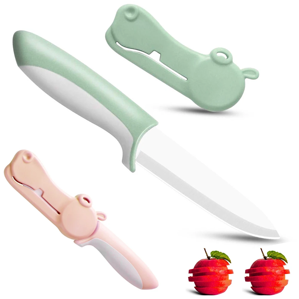 

Portable Kitchen Knives Cut Slice Knife Ceramic Pocket Knife Picnic Peeler Kitchen Slice Knife Flick Knives Fruit Cutter Knives
