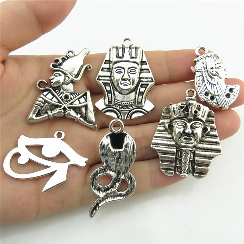 6 шт./лот богемный амулет Фараона змея кобры змеи ОРСа сглаза шармы Египет глаз