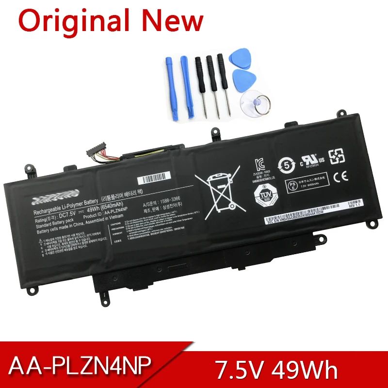 

AA-PLZN4NP Original Laptop Battery For Samsung ATIV PRO XE700T1C XQ700T1C XE700T1C-A01CA XQ700T1C-A52 Series 1588-3366 7.5V 49Wh