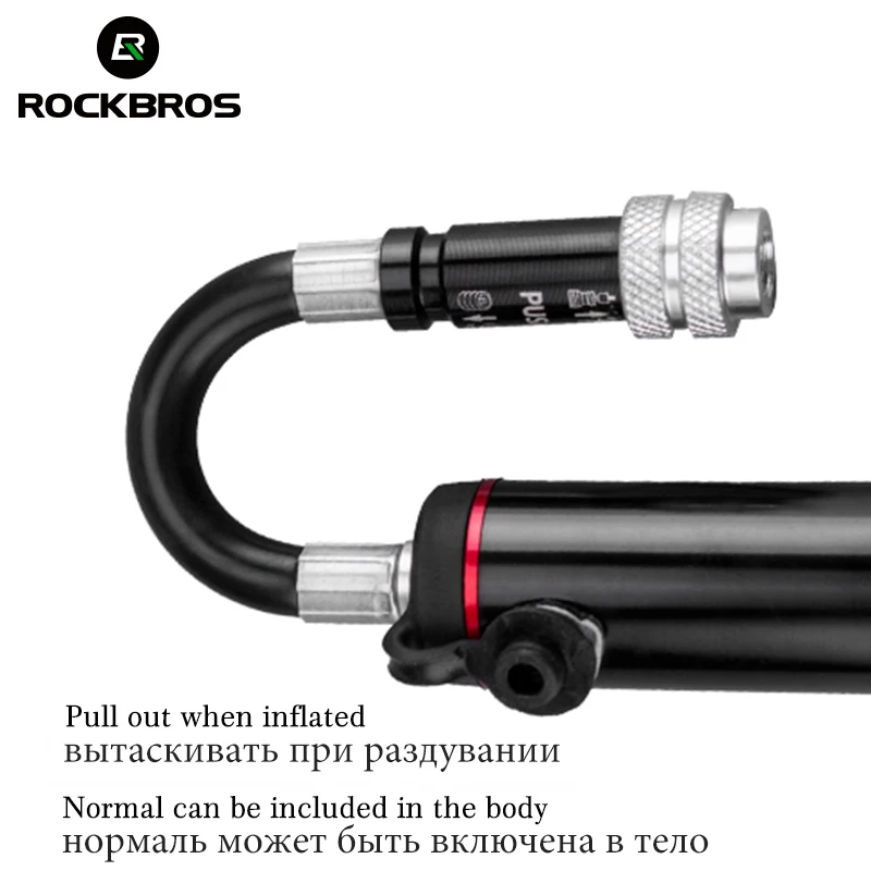 Насос для велосипеда ROCKBROS 150PSI мини насос высокого давления из алюминиевого