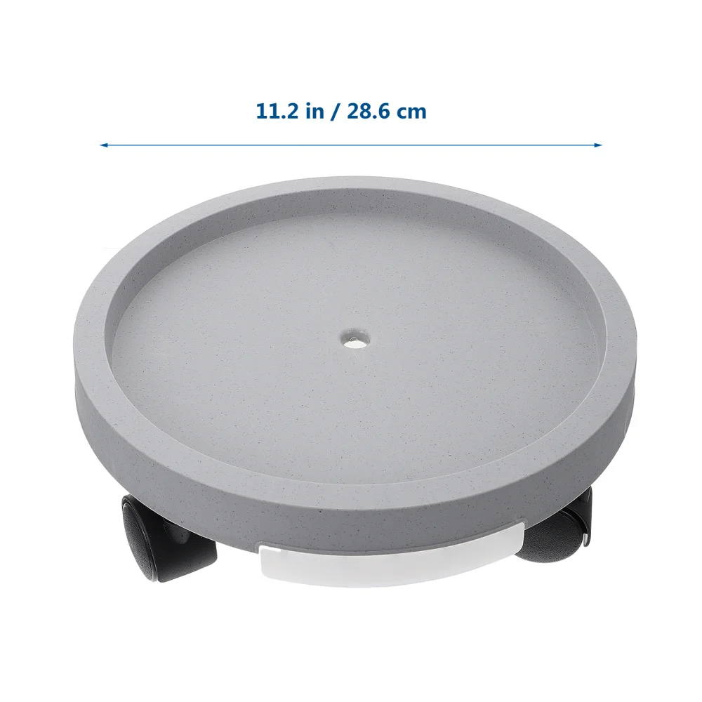 

1PC Universal Wheel Bonsai Tray Movable Plant Pot Tray with Brake Wheel